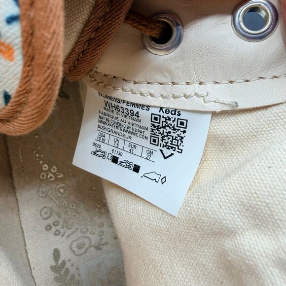 Keds x Rifle Paper Co Scout Wildflower Leather Boots 10 W wide width - Picture 13 of 13